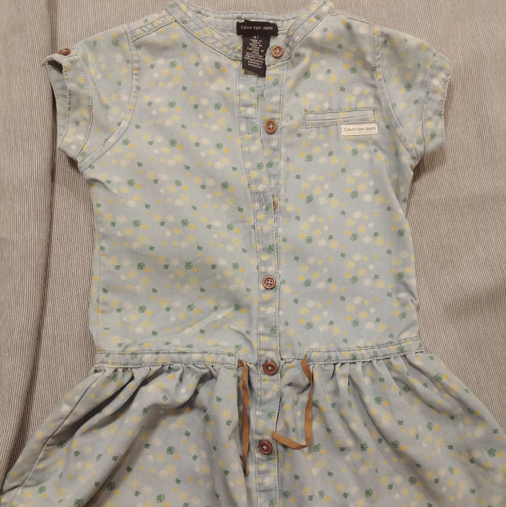 Girls Calvin Klein Jeans Dress